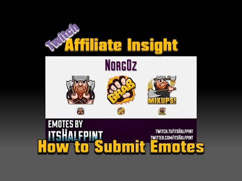 How To Submit Emotes to Twitch (Affiliate Insight)