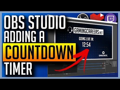 OBS Studio - Adding Countdown Timers for Twitch or YouTube Gaming
