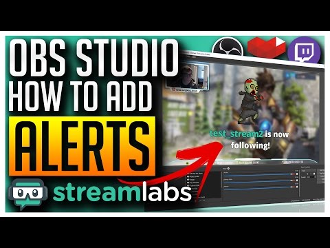 OBS Studio - Adding Alerts for Follower, Subscriber, Donation
