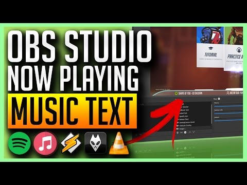 OBS Studio - Scrolling Music Text with Spotify, iTunes, Winamp, Foobar, VLC