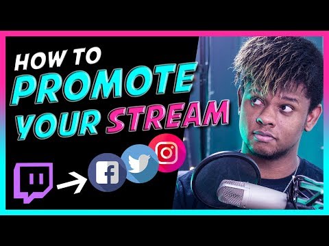 How to Promote your Live Stream - Twitch Mixer Youtube Gaming (2019)