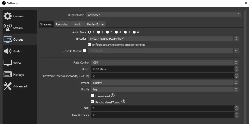 obs vs nvidia recording