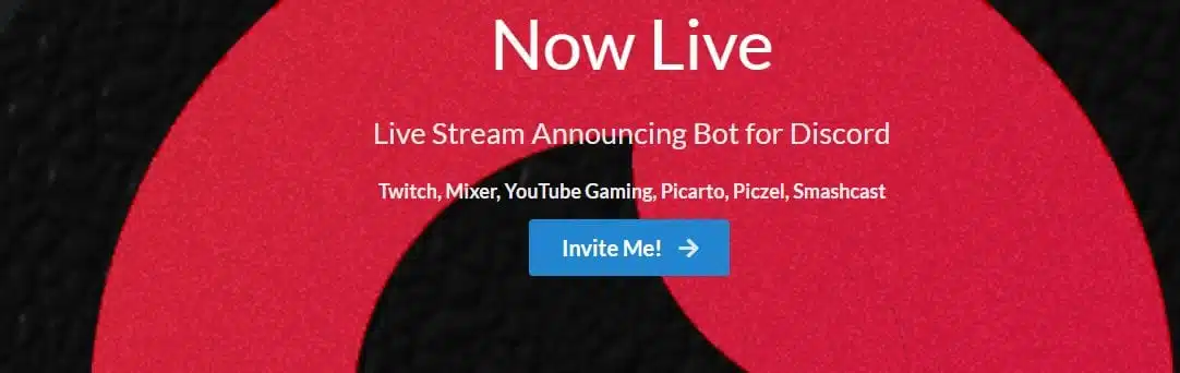 Now Live Bot for YouTube streamers