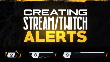 How to Create – Animated Stream Alerts / Twitch Alerts / PhotoShop / After Effect