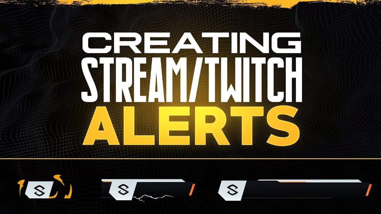 How to Create - Animated Stream Alerts / Twitch Alerts / PS, AE & AEJuice