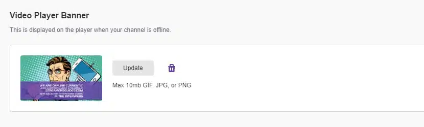 Twitch Offline Banner - Where to Find?