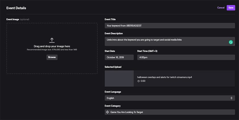 Twitch Video SEO - How to Rank in Google By NOT BEING a YouTuber? Settings for the uploads