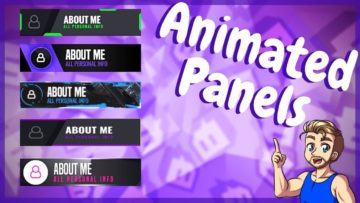 Animated Twitch Panels For Free