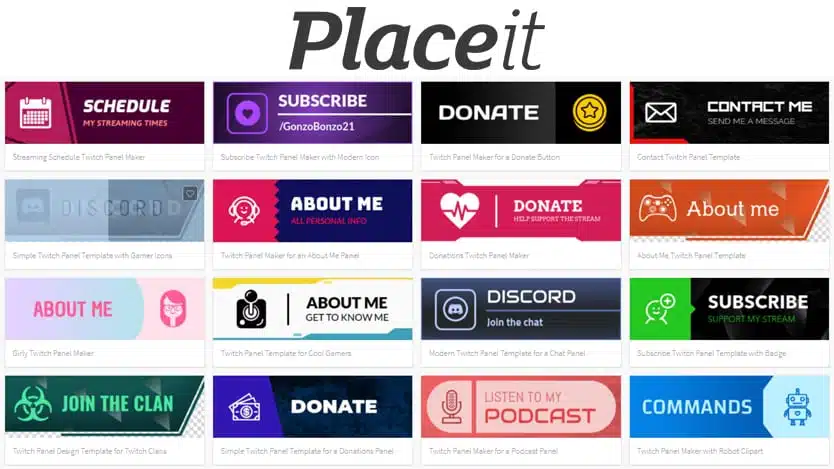 Placeit - Twitch Offline Banner Design Template for Just Chatting